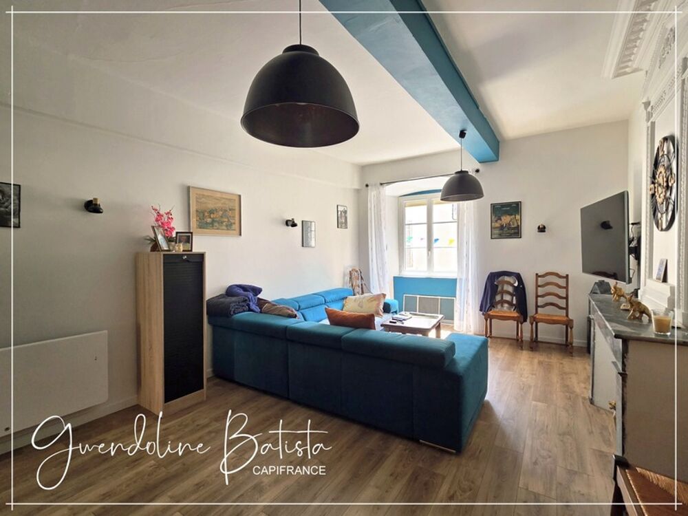 Maison de village en pierre 93m² (150m² surface utile) - 2 chambres - Terrasse 16m²