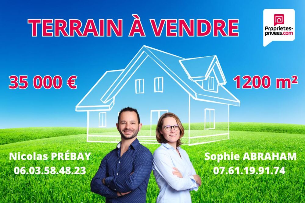 Vente Terrain TERRAIN CONSTRUCTIBLE 1200m² Crottes en pithiverais