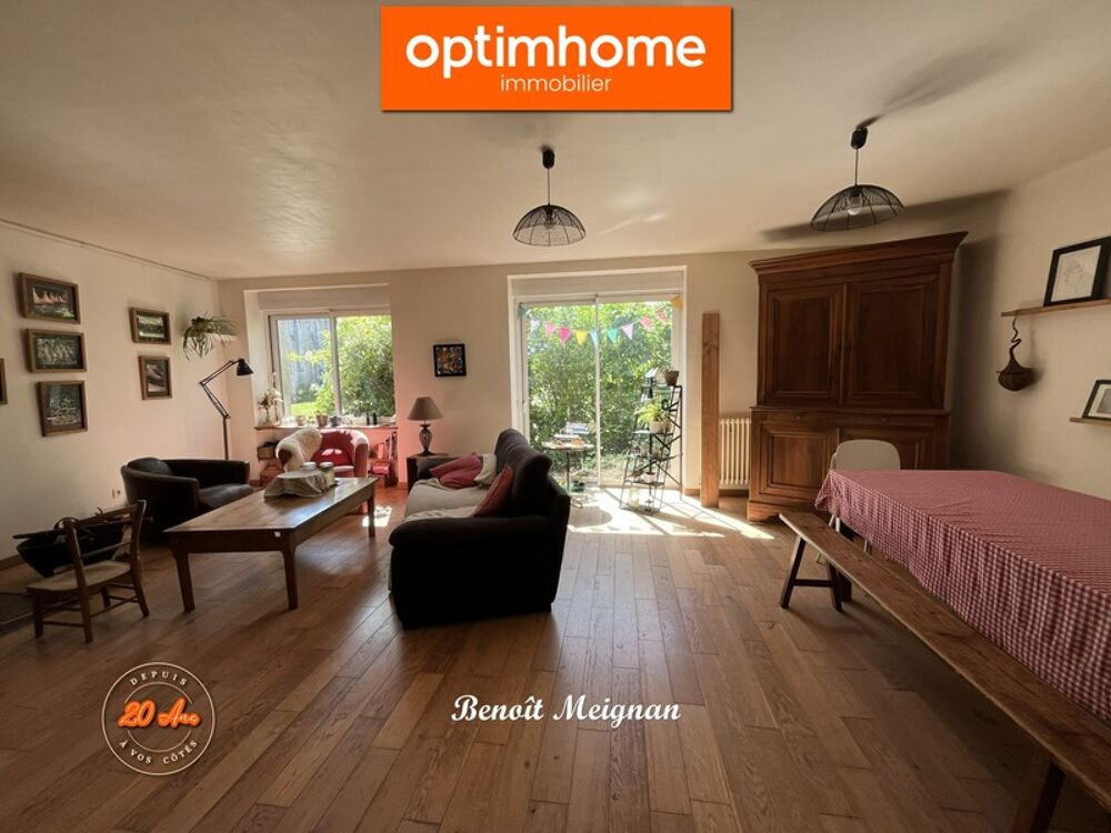 EXCLUSIVITÉ  MAISON EN PIERRE DE 183M² AVEC 5 CHAMBRES ET GRANDE DÉPENDANCE À PLESSÉ