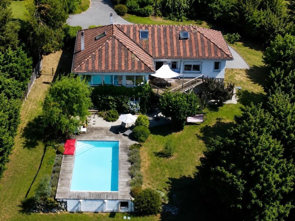Propriété 7 pièces d'exception 380m2 avec terrain à construire 1000M2 sur les hauteurs de Collonges-sous-Salève  Calme, Vue Jur