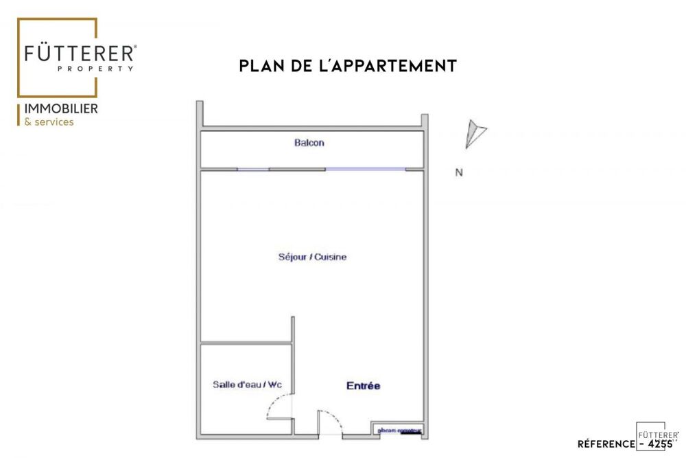 Vente Appartement GRUISSAN - RIVE DROITE : Studio 27 m² + balcon + parking Gruissan