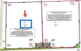  Terrain  vendre 1700 m
