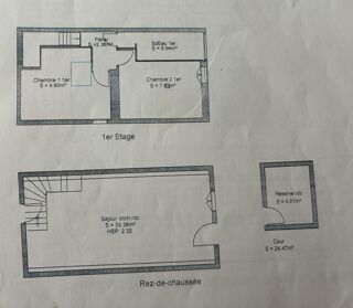  Maison � vendre 3 pi�ces 59 m�