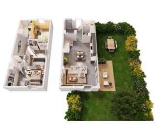  Appartement à vendre 4 pièces 75 m²