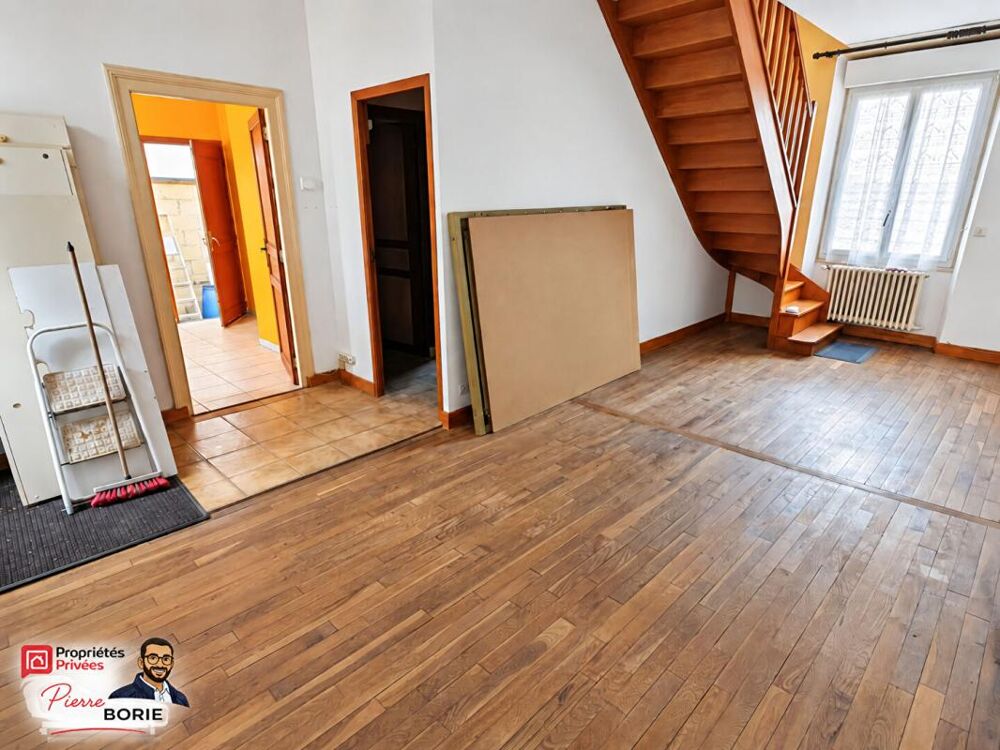 CHÂTEAUROUX - Maison 68 m² - 2 chambres et un bureau - Vie de plain-pied possible - Cour - Grande cave