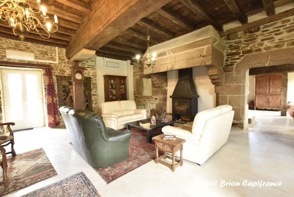 Vente Maison À vendre – Demeure historique en pierre d'environ 260 m² sur 2 hectares – Lapenty (50), à proximité de Saint-Hilaire-du-Harcouët Lapenty