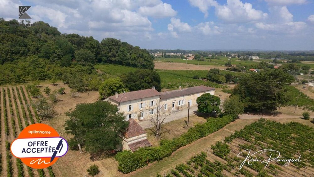 Chartreuse du XVIIIe avec vignoble  Entre-deux-Mers