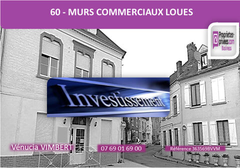 EXCLUSIVITE !  MURS LOUES, IMMEUBLE COMMERCIAL 240 m² 193000 60000 Beauvais