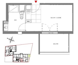  Appartement à vendre 1 pièce 25 m²