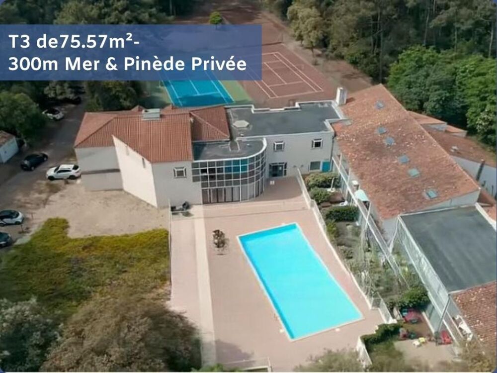 Appartement Jard-sur-mer 3 pièces 75.57 m2- 300m de l'Océan Piscine & Tennis