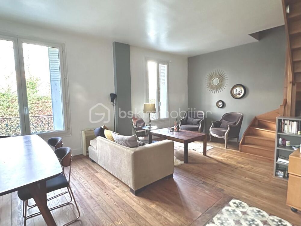 Vente Maison Maison de charme de 88,02 m² Carrez ( 120 m² utiles) avec jardin et potentiel exceptionnel – Quartier Pontel/Schnapper, Saint-Ge Saint germain en laye