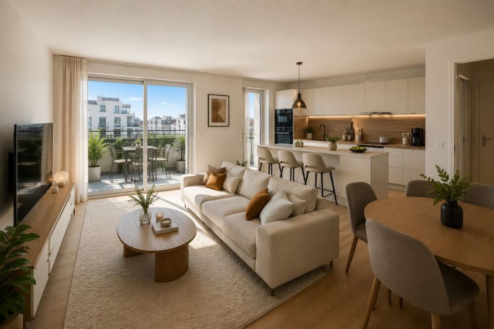 Vente Appartement Superbe 3 pièces avec terrasse au cœur du centre-ville de Nanterre Nanterre
