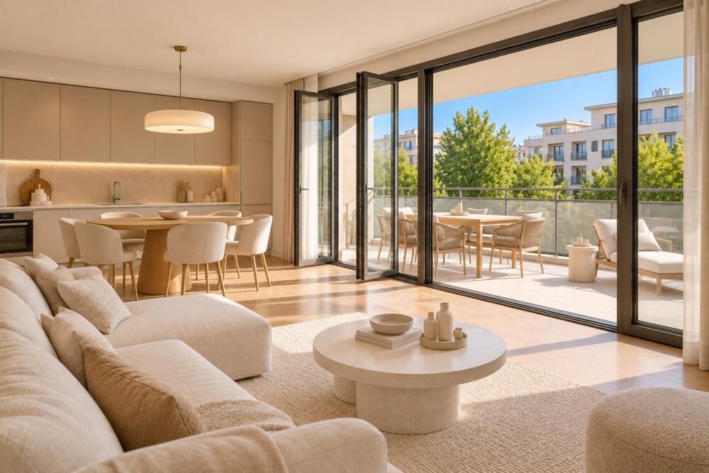 Vente Appartement APPARTEMENT 3 PIÈCES TRAVERSANT DE 65 M² AVEC BALCON CÔTÉ JARDIN ET DEUX PARKINGS, AUX PORTES DE PARIS Issy les moulineaux