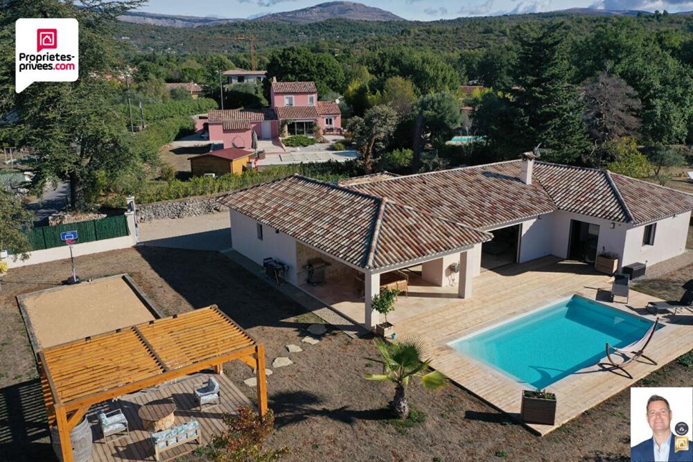 VILLA CONTEMPORAINE RECENTE D'ENVIRON 140 M2 AVEC PISCINE, GARAGE et TERRAIN PAYSAGER DE 1580 M2