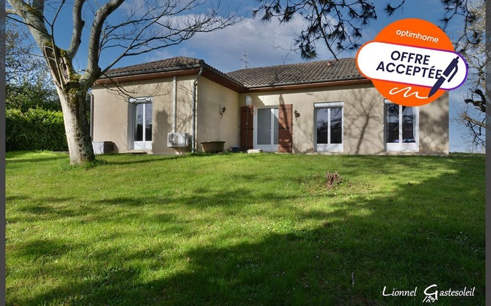 Vente Maison Maison Familiale à vendre 3/4 chambres sur un terrain arboré proche de Pineuilh à SAINT ANDRE ET APPELLES (33) Saint andre et appelles