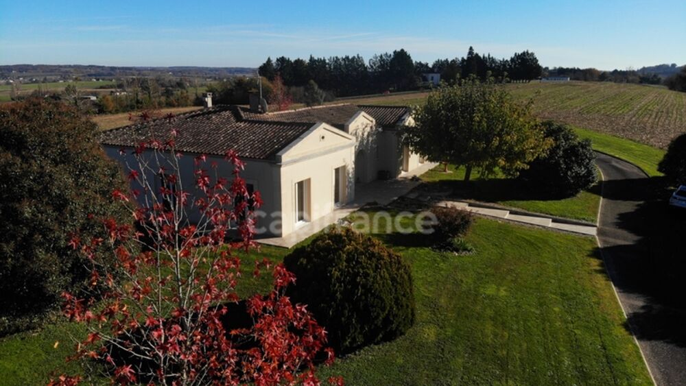 Maison de 188m2 avec vue panoramique - 4 chambres - garage - sous-sol à SAINT PIERRE SUR DROPT
