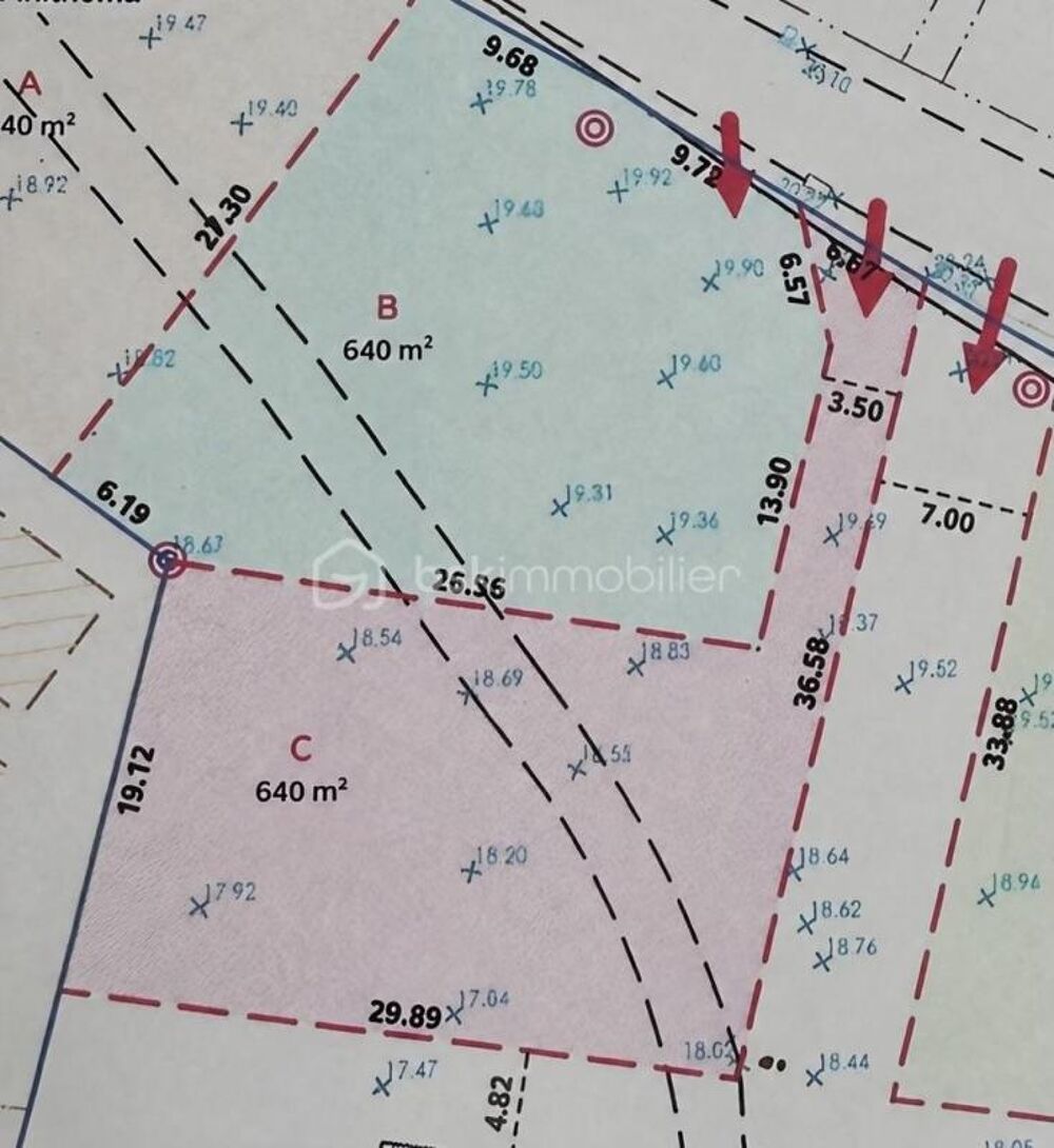Vente Terrain Terrain de 640 m² au cœur du bourg de Crac'h Crach