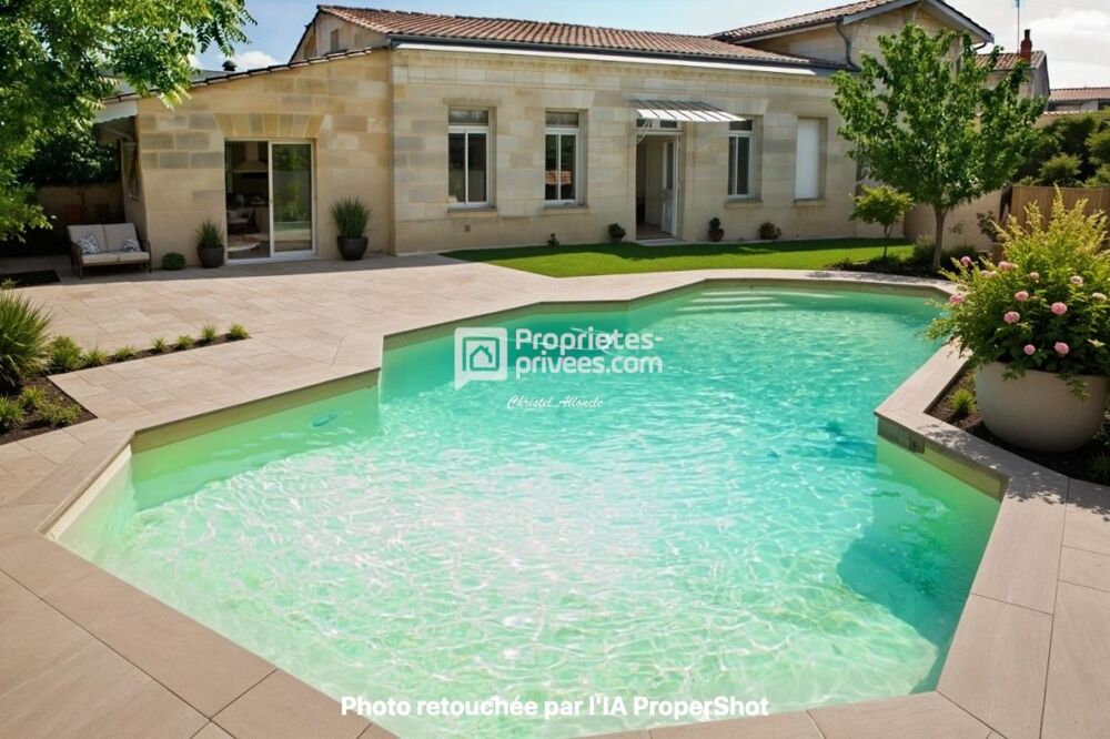 BORDEAUX PELLEGRIN Chartreuse en pierre indépendante Jardin, piscine et dépendance