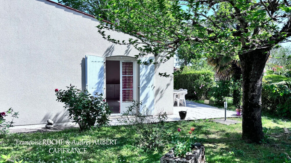 Maison 88m2 - plain-pied - 4 pièces - 3 chambres - garage - jardin clos à SAINTES (17)- Quartier La Fenètre