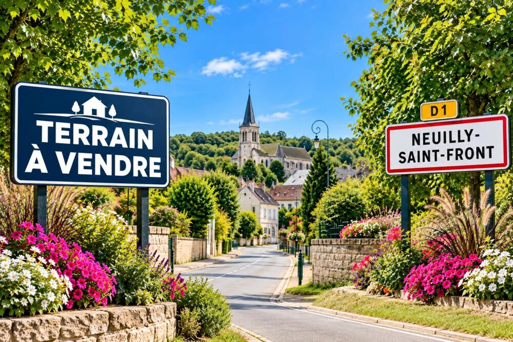 Vente Terrain Terrain Neuilly Saint Front 2093 m2 Neuilly saint front