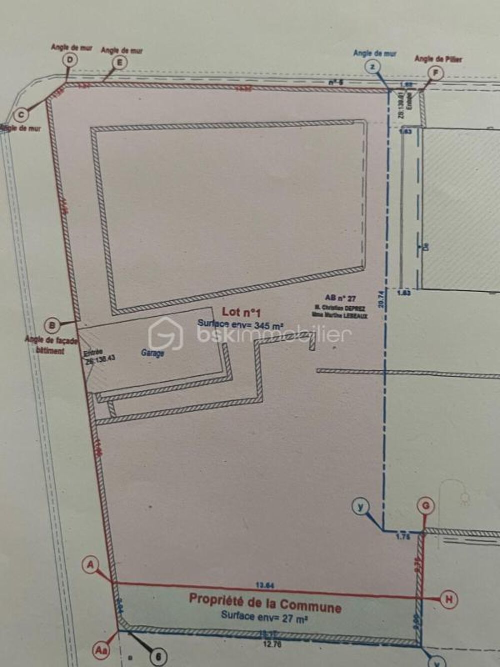 Vente Terrain RARE terrain constructible hors lotissement Saint thierry