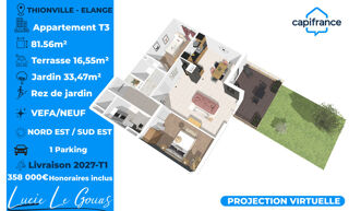  Appartement à vendre 3 pièces 82 m²