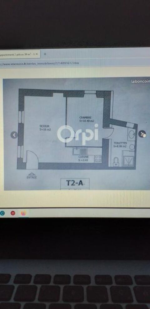  Appartement � louer 2 pi�ces 38 m�