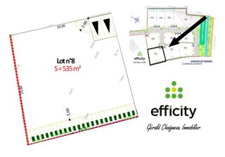  Terrain à vendre 535 m²