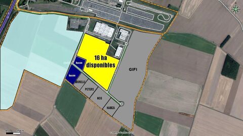   vendre- Terrains industriels dans le Parc d'activits Hordain- Hainaut, Nord (59) 