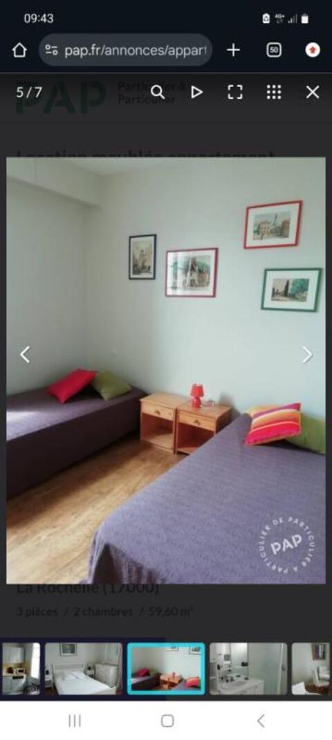  Appartement � louer 3 pi�ces 59 m�