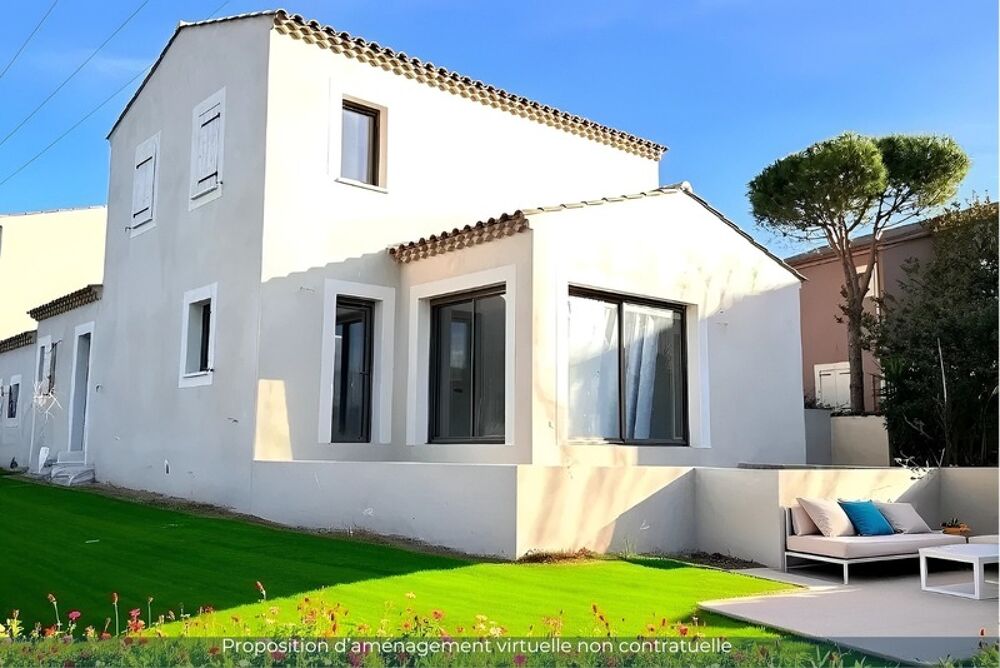 Vic la gardiole, entre Montpellier et Sète, Maison neuve de 111m2 sur une parcelle de 1500m2 à quelques min de la plage