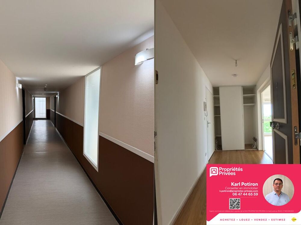 Appartement Anzin, 4 pièces 91 m2, 3 chambres, terrasse, balcon, parking