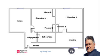  Appartement � vendre 3 pi�ces 52 m�