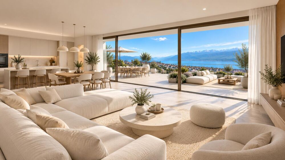Vente Appartement T4 THONON-LES-BAINS 92m² - GRAND BALCON - GRAND SÉJOUR/CUISINE OUVERTE Thonon les bains