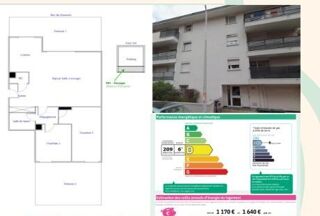  Appartement à louer 3 pièces 80 m²