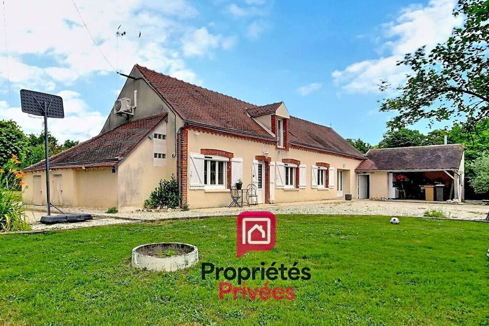 CHEVILLON SUR HUILLARD (45700) - Longère rénovée 130 m² habitables - 4 chambres - Terrain de 2 100 m²