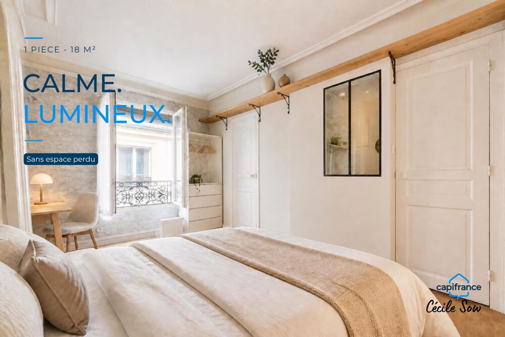 Vente Appartement Idéal investisseur, pied-à-terre, primo-accédant ou logement étudiant - Studio 17,88 m² – Paris 17?, quartier Ternes / Maillot – Paris 17