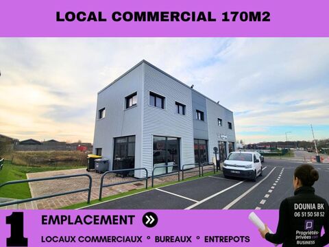 LOCAL COMMERCIAL NEUF 170 M2  ZONE COMMERCIALE SAINT-MAXIMIN / CREIL 3500 60740 Saint maximin