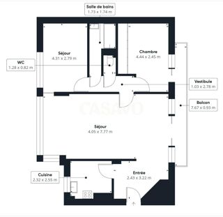  Appartement à vendre 3 pièces 78 m²