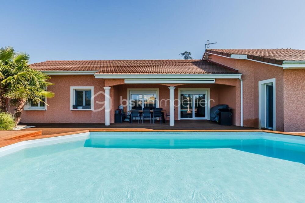 Vente Maison RARE MAISON PLAIN PIED DOUBLE GARAGE PISCINE SPA ET HAMMAM Meximieux