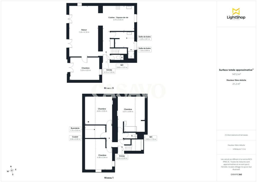 Appartement 5 pièces 114 m² · à Nantes · 114 m² · 450 000 €