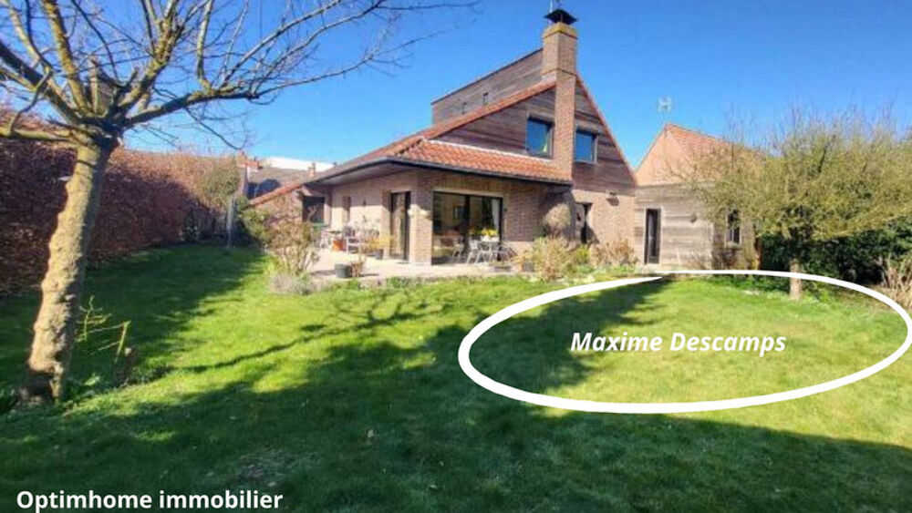 Maison individuelle 4 chambres + 1 bureau + jardin + garage 2V