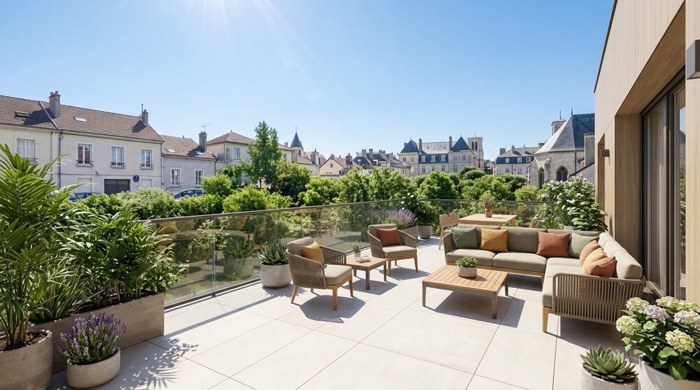 - GRAND T5 en DERNIER ETAGE avec TERRASSES, GARAGE, PROCHE TRANSPORTS -