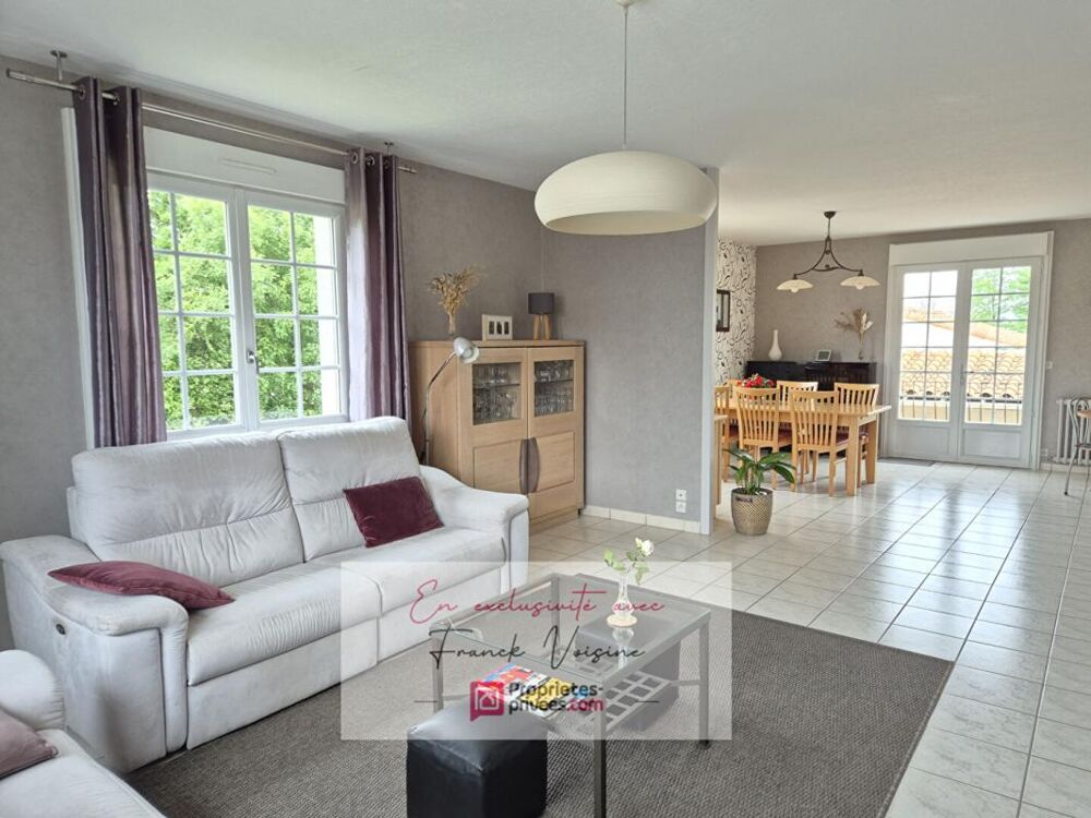 A VENDRE en Exclusivité au Boupère, maison de 135 m2 avec 3 chambres et 1 bureau sur une parcelle de 745 m2