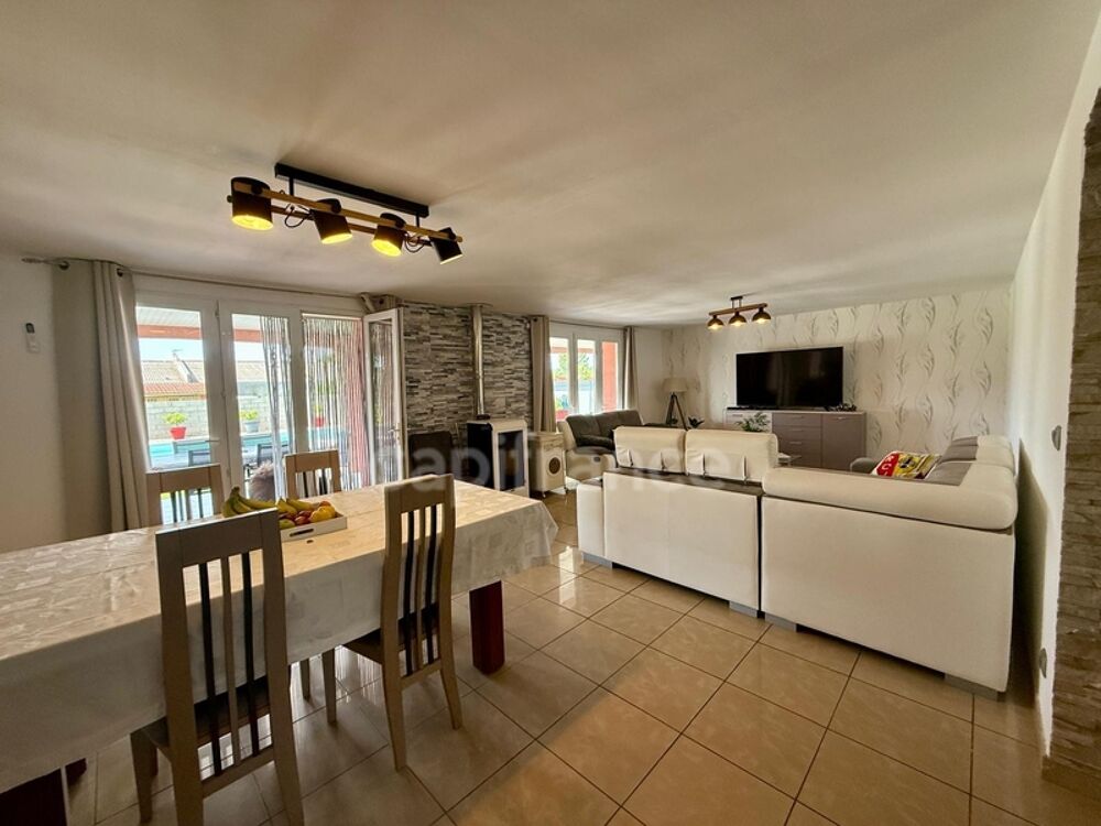 Villa à PEYRIAC MINERVOIS de 135 m2 environ, 3 chambres, piscine, garage terrain 885m2