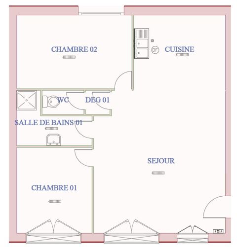   18910009 - Maison - F3 - Hindlingen (68580) Maison - 3 pi�ce(s) - 72 m�