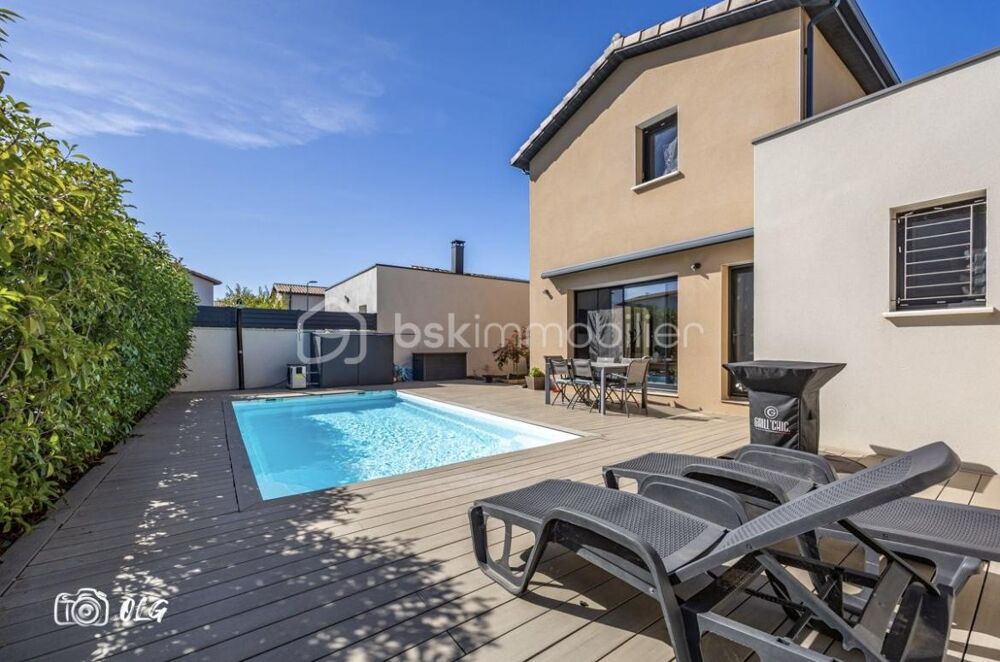 Vente Maison Lansargues Maison T 4 de 2021 ;suite parentale en rdc deux chambres a l'étage;grand salon, piscine chauffée sécurisée Lansargues