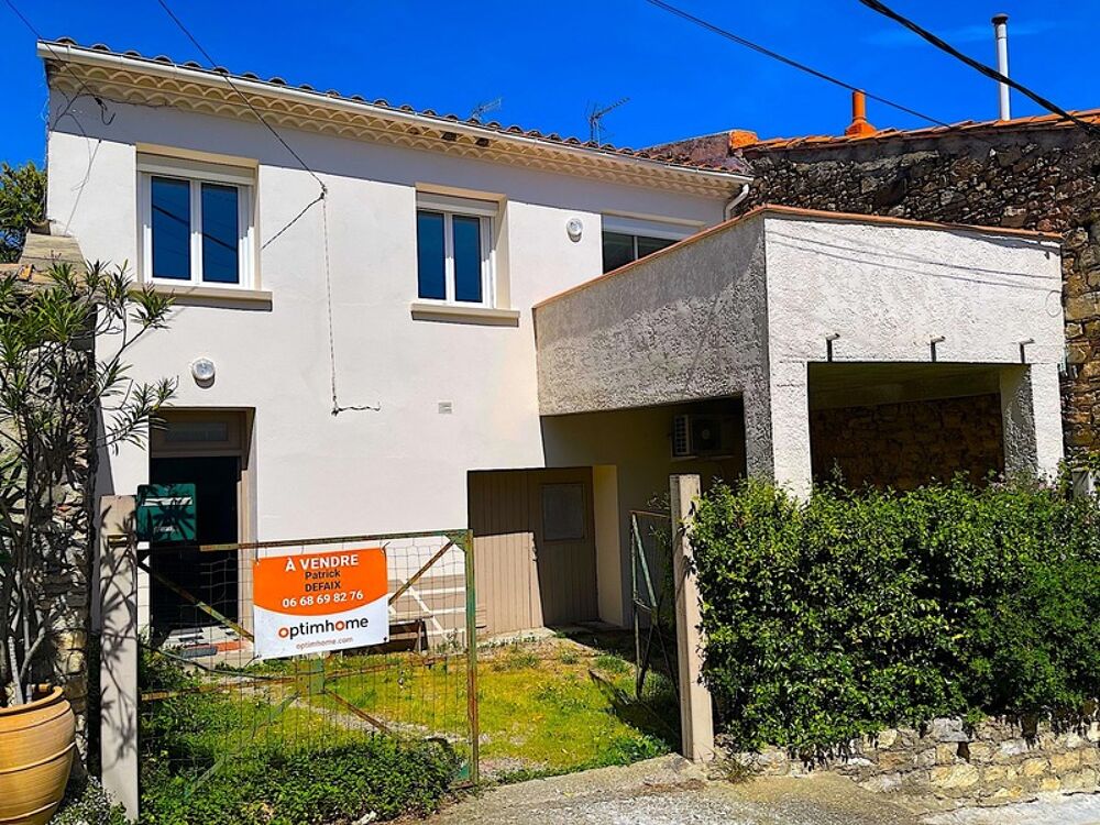 Maison de village, garage et terrasse