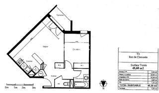  Appartement � vendre 2 pi�ces 45 m�