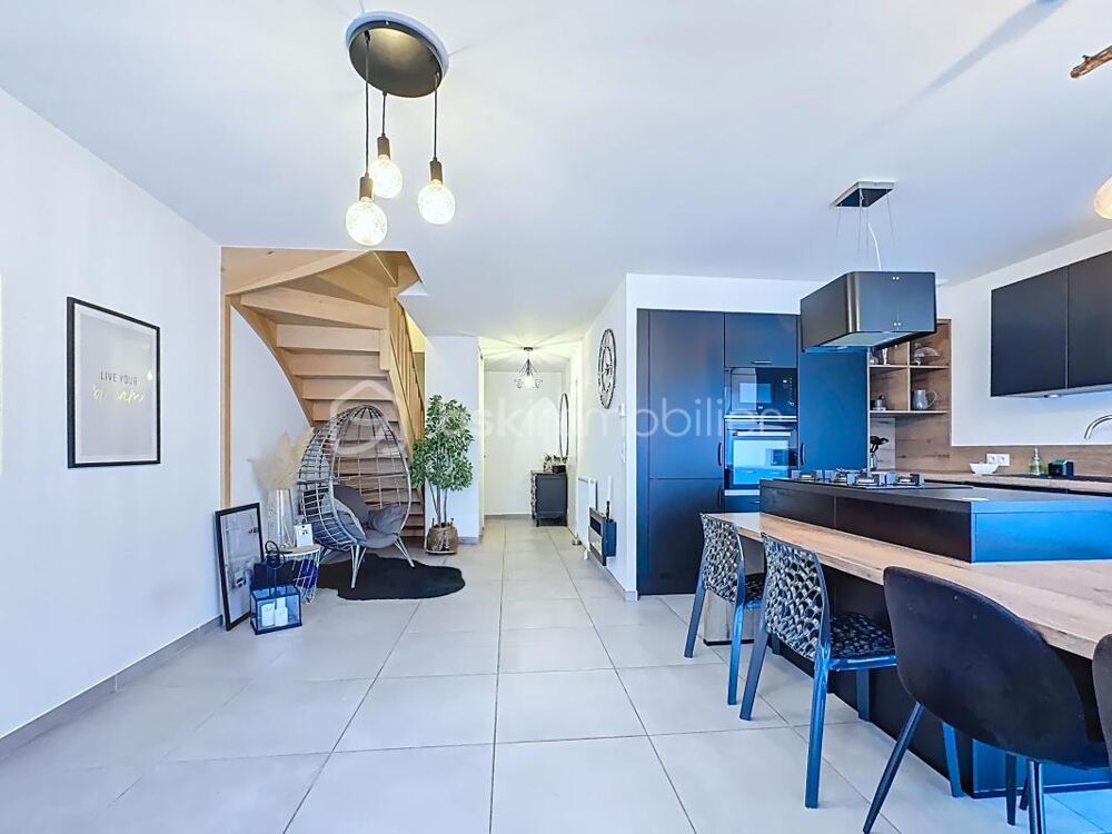 Maison contemporaine 90 m²  3 chambres  Jardin  garage